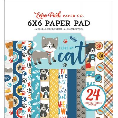 Echo Park I Love My Cat Designpapier - Paper Pad